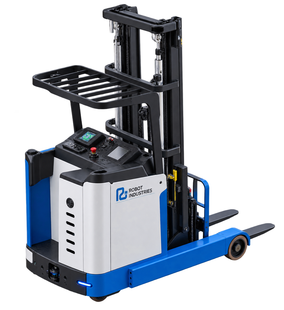 RI LOG High-Reach Forklift - Rear 3Q