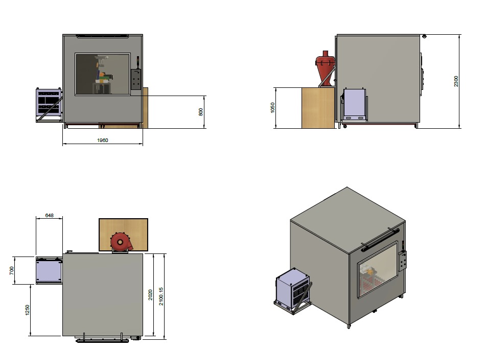 ESTUN deburring/milling cell E1P1C- for soft/medium materials