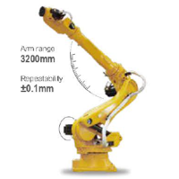 Robot industrial RI130-3200 - 6 axis industrial robot / Payload: 130 Kg / Arm reach: 3200mm  / Repeatability ±0.1mm