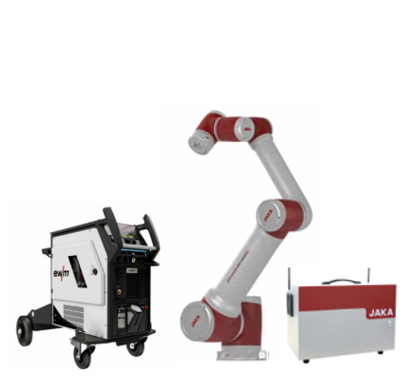 *Celula sudura cu Robot colaborativ  RI16 PRO JAKA si sursa sudura EWM Titan XQ 400 puls DW (otel s aluminiu) - Raza de actiune: 1712mm / Sarcina utila: 16kg / Protectie IP68 / Repetabilitate: +/- 0.03 / Axe: 6 / sursa EWM Titan XQ 400 puls DW / kit pistolet cu racire lichid / set support pistol si balansier