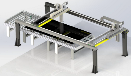 Automated equipment for qluing application - 5m x 2.2m x 1m