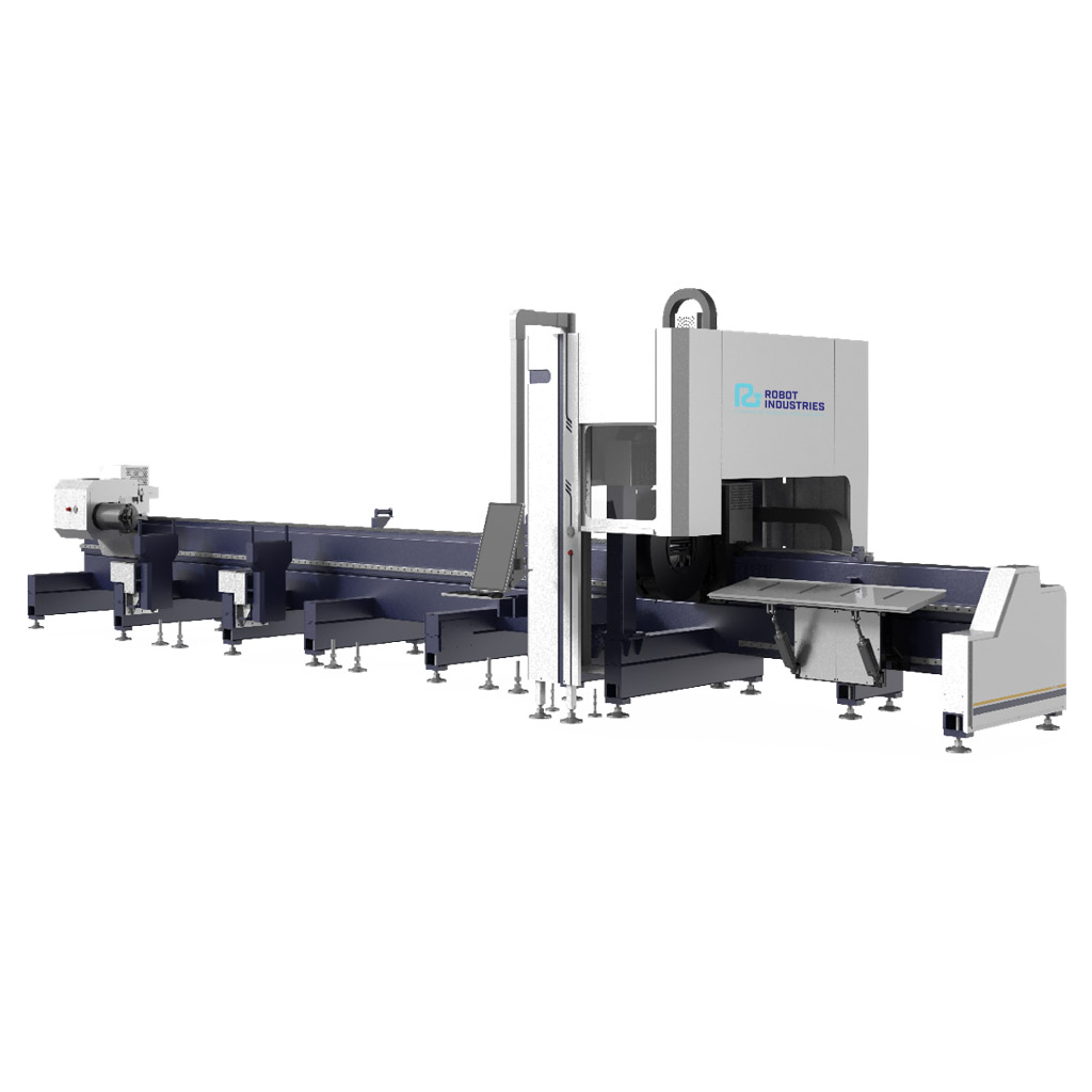 Robot Industries Laser Cutting CNC, 1000W power, 220*6000mm+1000mm tube/profile dimension