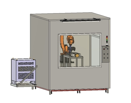 ESTUN deburring/milling cell E1P1C- for soft/medium materials