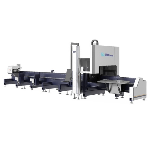 Robot Industries Laser Cutting CNC, 3000W power, 220*6000mm+1000mm tube/profile dimension