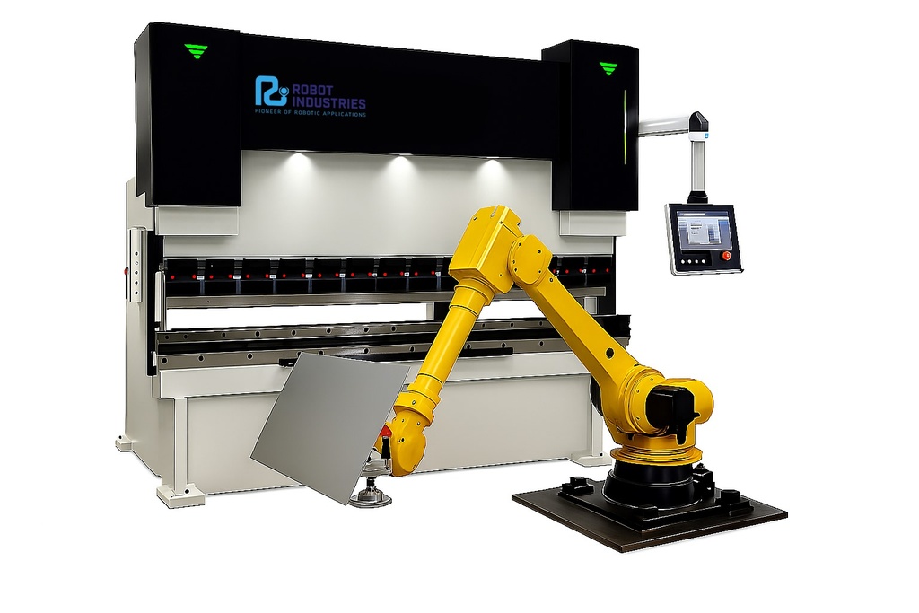 RI Electro-hydraulic Servo Bending Machine WE67K Series and Robotic Arm (optional)